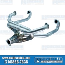 Exhaust Header, 1-1/2in, Merged, Raw Steel Exhaust Header, 1-1/2in, Merged, Raw Steel