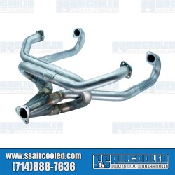 Exhaust Header, 1-1/2in, Merged, Raw Steel Exhaust Header, 1-1/2in, Merged, Raw Steel
