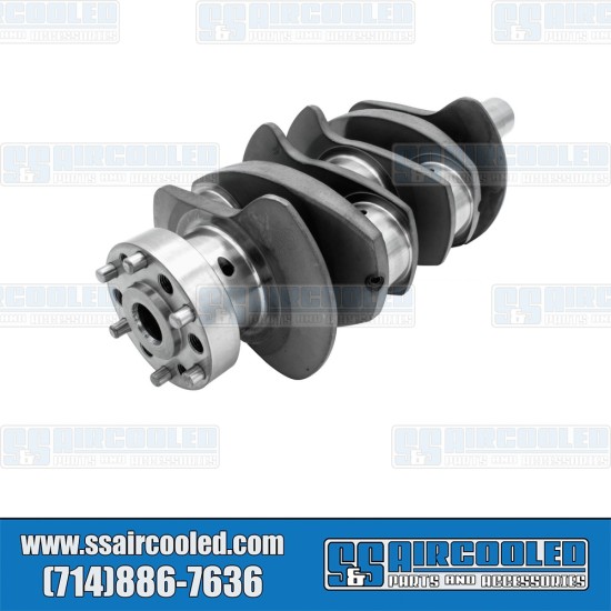 Bugpack VW Crankshaft, 78mm, Chevy Journal, Flanged, Forged 4340, B4-0002-5 Bugpack VW Crankshaft, 78mm, Chevy Journal, Flanged, Forged 4340, B4-0002-5