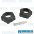 Spring Plate Bushings, 1-3/4in I.D., Knobby, Urethane, Black