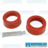 Spring Plate Bushings, 1-7/8in I.D., Round, Urethane, Red