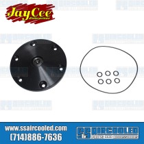 Sump Plate, Mag-Plate, 6-Bolt, Black, Billet Aluminum