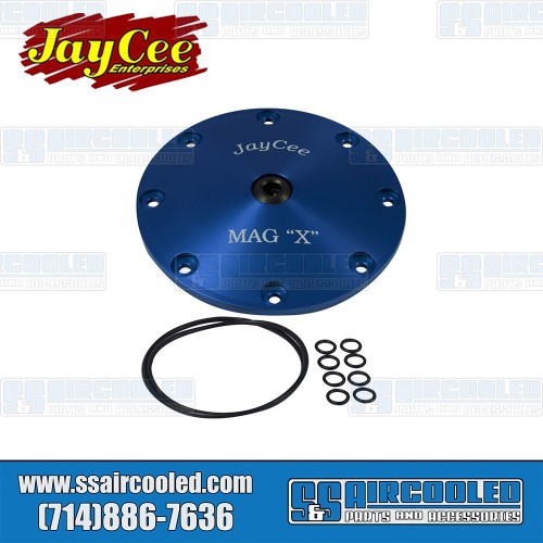 Sump Plate, Mag X-Plate, 8-Bolt, Blue, Billet Aluminum Sump Plate, Mag X-Plate, 8-Bolt, Blue, Billet Aluminum