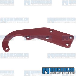 Oil Filter Mount, Mounts to Exhaust Flange, Aluminum, Red Oil Filter Mount, Mounts to Exhaust Flange, Aluminum, Red