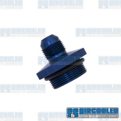 Oil Filler Cap/Breather, -8 AN Male Fitting, Aluminum, Blue Oil Filler Cap/Breather, -8 AN Male Fitting, Aluminum, Blue