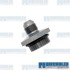 Oil Filler Cap/Breather, -8 AN Male Fitting, Aluminum, Silver
