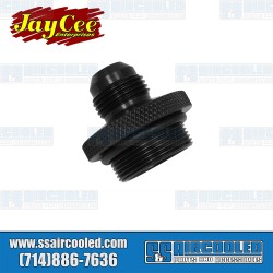 Oil Filler Cap/Breather, -10 AN Male Fitting, Aluminum, Black Oil Filler Cap/Breather, -10 AN Male Fitting, Aluminum, Black