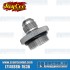 Oil Filler Cap/Breather, -10 AN Male Fitting, Aluminum, Silver