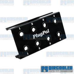 Spark Plug Organizer, PlugPal, Aluminum, Black