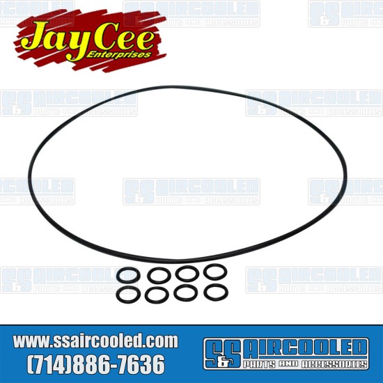 JayCee Enterprises VW Sump Plate O-Ring Kit, Mag X-Plate, 8-Bolt, JC-2278-0