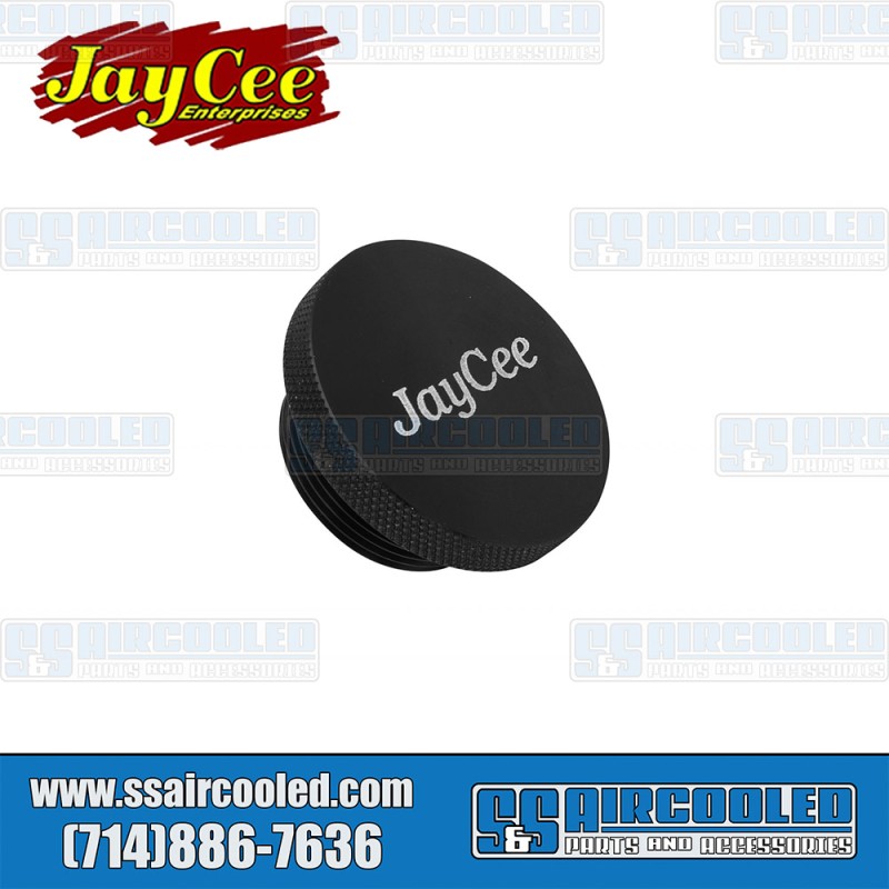 JayCee Enterprises VW Oil Filler Cap, Aluminum, Black, JC-2311-0 JayCee Enterprises VW Oil Filler Cap, Aluminum, Black, JC-2311-0
