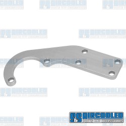 Oil Filter Mount, Mounts to Exhaust Flange, Aluminum, Silver Oil Filter Mount, Mounts to Exhaust Flange, Aluminum, Silver