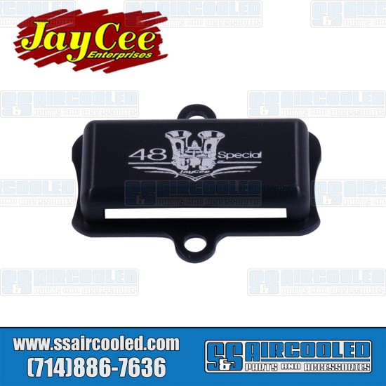 JayCee Enterprises VW Jet Deflector, IDA/EPC, Aluminum, Black, JC-4323-0