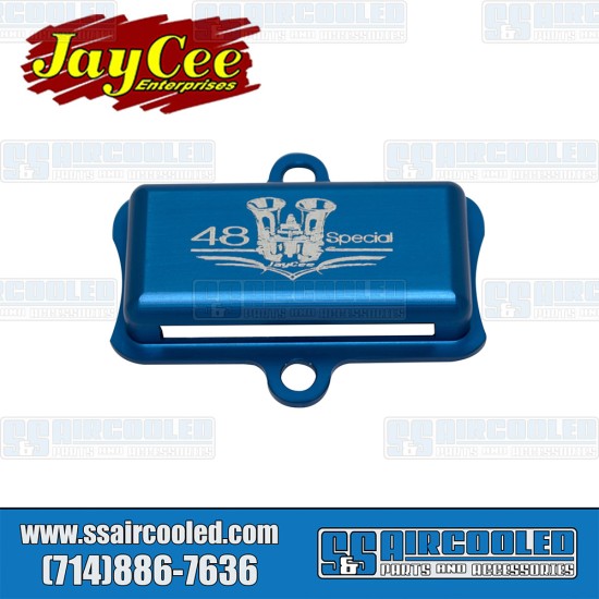 JayCee Enterprises VW Jet Deflector, IDA/EPC, Aluminum, Blue, JC-4324-0