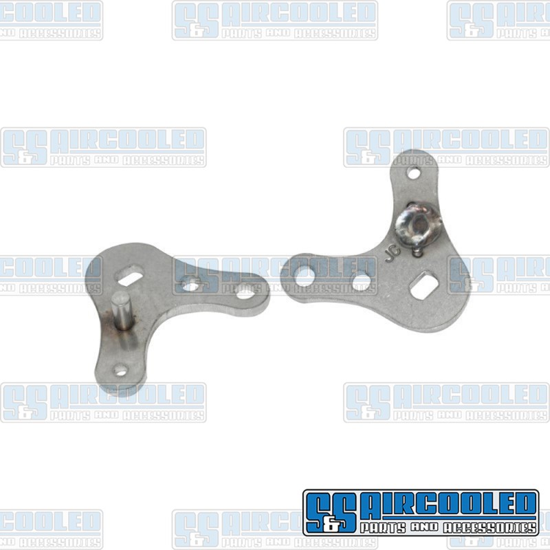 JayCee Enterprises VW Carburetor Linkage Arms, IDA/EPC/BGD, Double Race, Stainless Steel, JC-4361-0