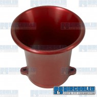 Velocity Stack, Tall, IDA, Billet Aluminum, Red Velocity Stack, Tall, IDA, Billet Aluminum, Red