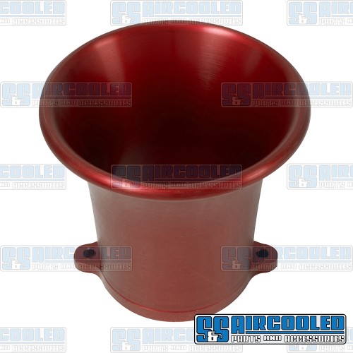 Velocity Stack, Tall, 48 IDA/EPC, Billet Aluminum, Red Velocity Stack, Tall, 48 IDA/EPC, Billet Aluminum, Red