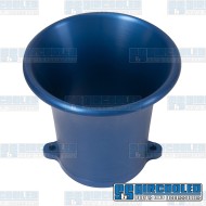 Velocity Stack, Tall, 48 IDA/EPC, Billet Aluminum, Blue