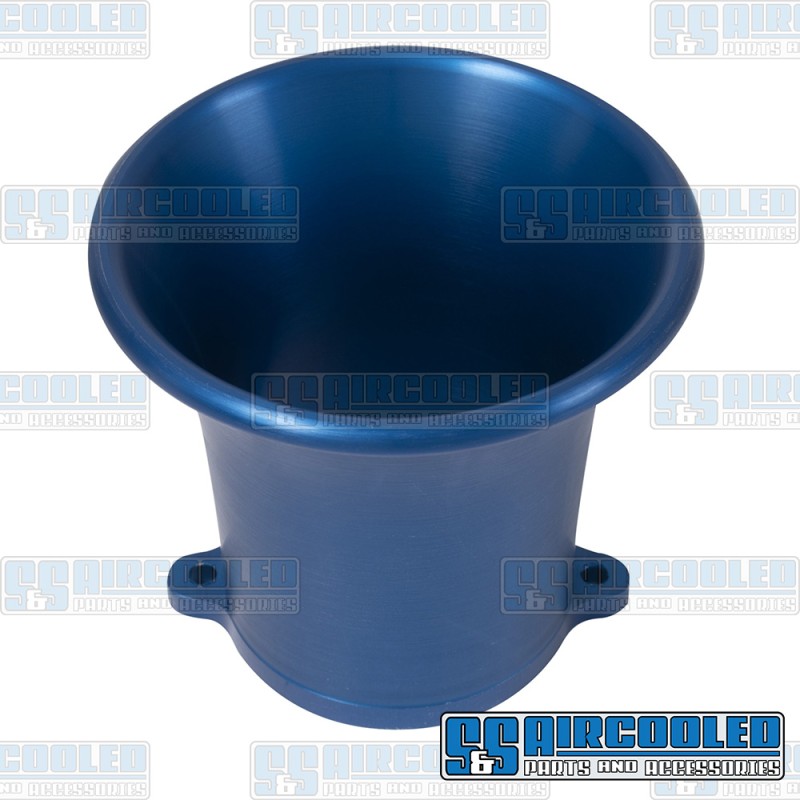 JayCee VW Velocity Stack, Tall, 48 IDA/EPC, Billet Aluminum, Blue, JC-4447-0, VW Bug, Super Beetle, Ghia, Bus, Thing