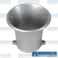 Velocity Stack, Tall, 48 IDA/EPC, Billet Aluminum, Silver