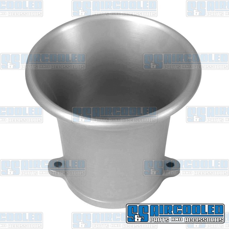 JayCee VW Velocity Stack, Tall, 48 IDA/EPC, Billet Aluminum, Silver, JC-4448-0, VW Bug, Super Beetle, Ghia, Bus, Thing