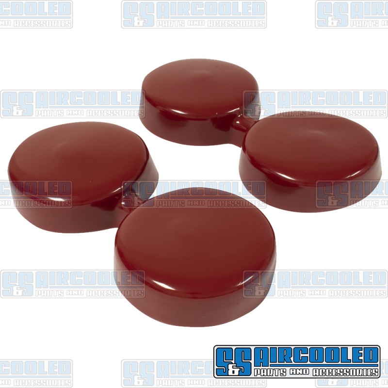 JayCee Enterprises VW Velocity Stack Covers, IDA/EPC Billet Velocity Stacks, Red, JC-4455-0 JayCee Enterprises VW Velocity Stack Covers, IDA/EPC Billet Velocity Stacks, Red, JC-4455-0