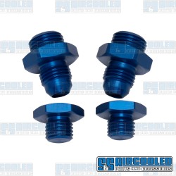 Carburetor Fuel Inlets, IDA/EPC/BGD, -6 AN Male Fitting, Aluminum, Blue Carburetor Fuel Inlets, IDA/EPC/BGD, -6 AN Male Fitting, Aluminum, Blue