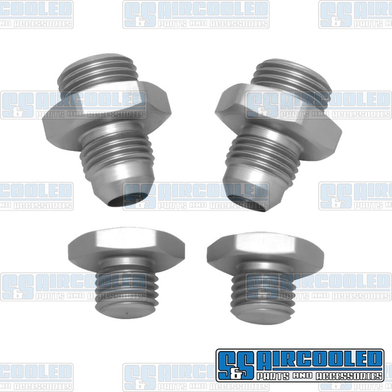 JayCee Enterprises VW Carburetor Fuel Inlets, IDA/EPC/BGD, -8 AN Male Fitting, Aluminum, Silver, JC-4490-0 JayCee Enterprises VW Carburetor Fuel Inlets, IDA/EPC/BGD, -8 AN Male Fitting, Aluminum, Silver, JC-4490-0