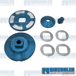 Alternator/Generator Pulley, Aluminum, Blue