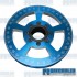 Crankshaft Pulley, 7in, Billet Aluminum, Blue