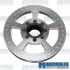 Crankshaft Pulley, 7in, Billet Aluminum, Silver