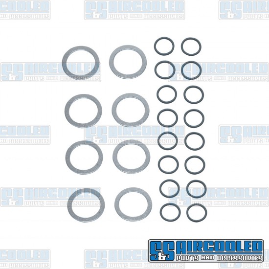 JayCee Enterprises VW Pushrod Tube Rebuild Kit, JayCee Leak-Proof, JC-9100-0