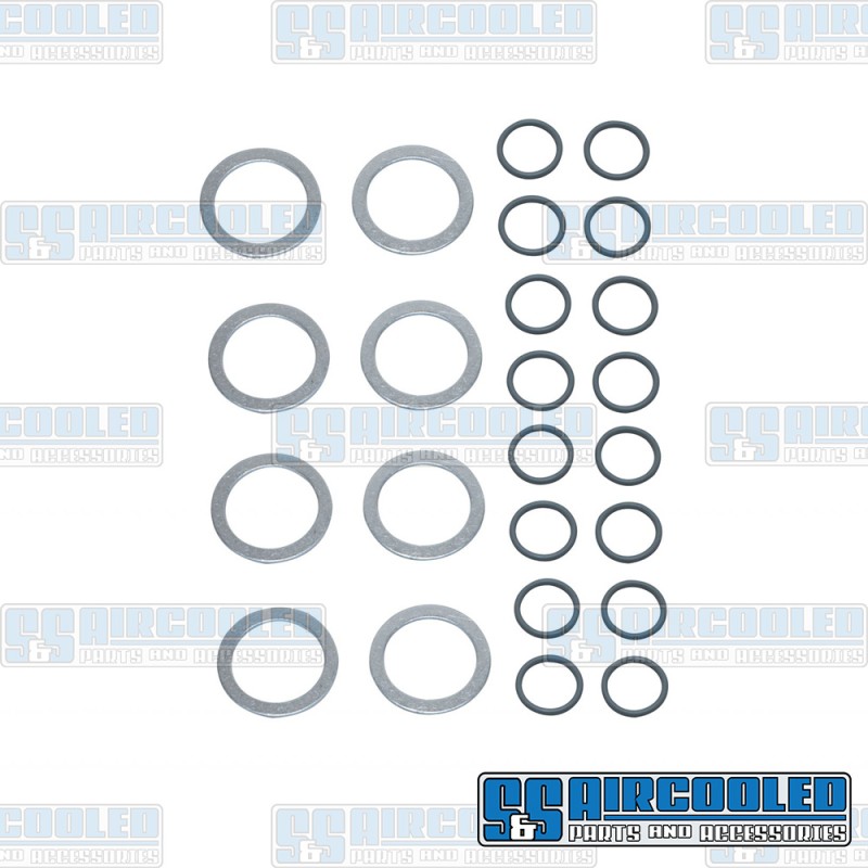 JayCee VW Pushrod Tube Rebuild Kit, JayCee Leak-Proof, JC-9100-0, VW Bug, Super Beetle, Ghia, Bus, Thing JayCee VW Pushrod Tube Rebuild Kit, JayCee Leak-Proof, JC-9100-0, VW Bug, Super Beetle, Ghia, Bus, Thing