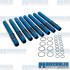 Pushrod Tubes, Leak-Proof, Blue