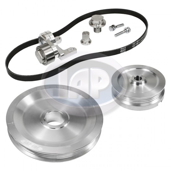 MST VW Serpentine Pulley Kit, The Original, Silver, M10400100