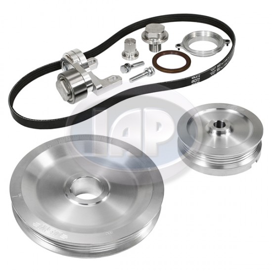 MST VW Serpentine Pulley Kit, The Original, Sand Seal, Silver, M10400101
