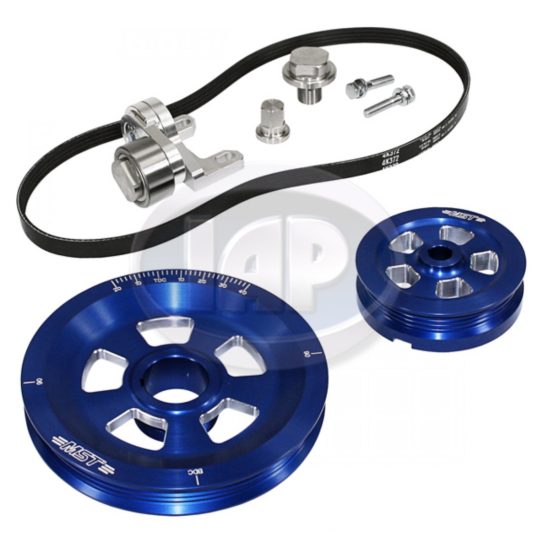 MST Serpentine Pulley Kit, 10400320, Renegade, Blue, VW Bug, Super