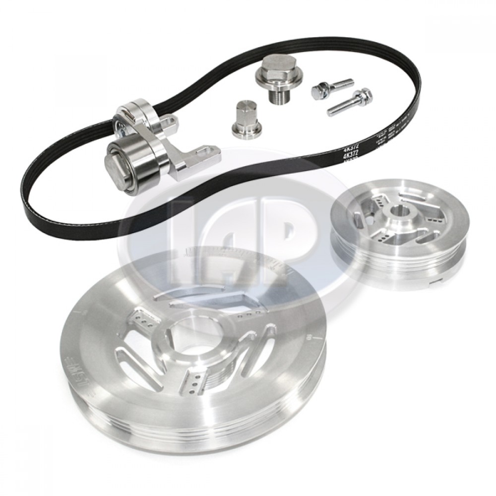 MST Serpentine Pulley Kit, 10400400, Raptor, Silver, VW Bug, Super