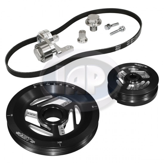 MST VW Serpentine Pulley Kit, Raptor, Black, M10400430