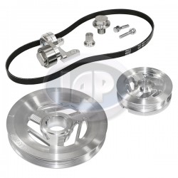 Serpentine Pulley Kit, Excalibur, Silver