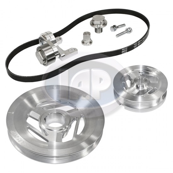 MST VW Serpentine Pulley Kit, Excalibur, Silver, M10400500