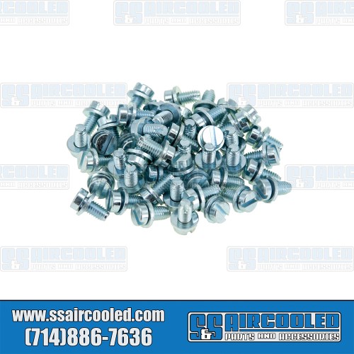 Engine Tin Screws, M6-1.0x10mm, 25pcs Engine Tin Screws, M6-1.0x10mm, 25pcs