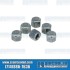 Sump Plate Nuts, 12-1600cc, Cap Style