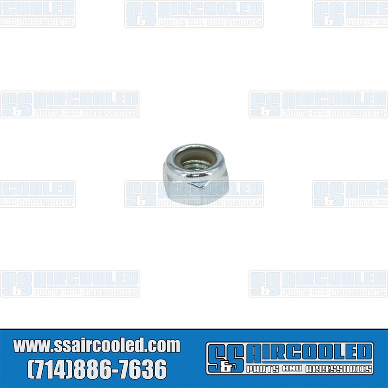 VW Hex Nut, M8-1.25, Nylock, N113081, VW Bug, Super Beetle, Ghia, Bus, Type 3, Thing, Vanagon