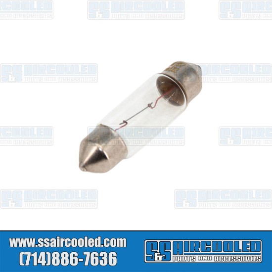 VW Light Bulb, Dome/License Light, 6V 5W, 6416, VW Bus