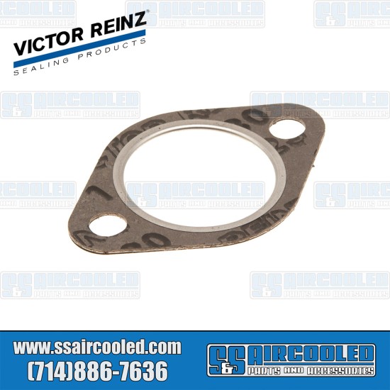 Victor Reinz VW Exhaust Gasket, Manifold to Cylinder Head, Stock, Metal & Fiber, N90131602