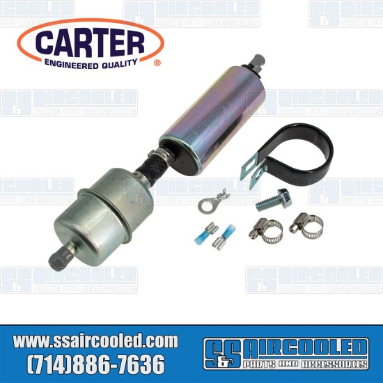 Carter VW Fuel Pump, Electric, Rotary, P90091, VW Bug, Ghia, Bus, Super Beetle, Type 3, Thing