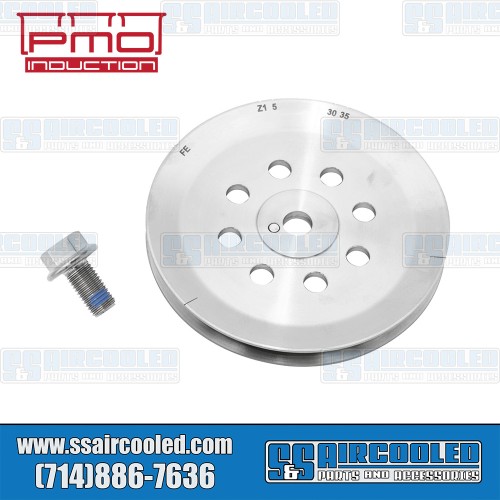 Crankshaft Pulley, 131mm, Includes Bolt, Titanium Crankshaft Pulley, 131mm, Includes Bolt, Titanium