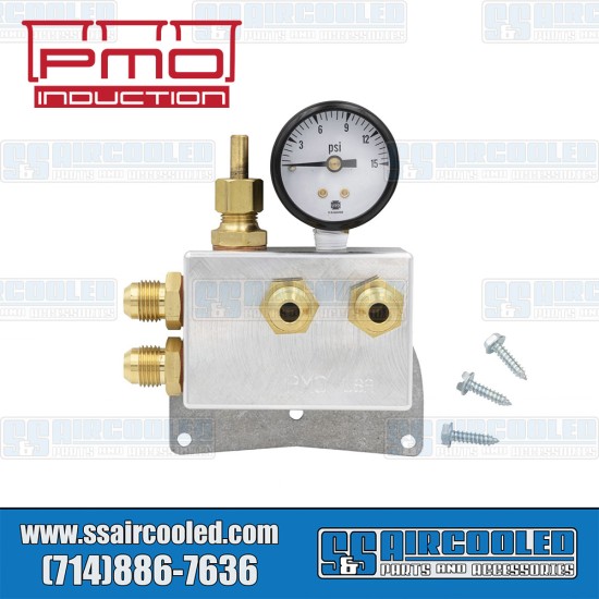 PMO Induction Pressure Control Unit, -6 AN Male Fittings