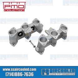 Intake Manifolds, 46mm x 39mm, 100mm Tall, Carbureted or MFI Injection, 2.7-3.0L Engine Intake Manifolds, 46mm x 39mm, 100mm Tall, Carbureted or MFI Injection, 2.7-3.0L Engine